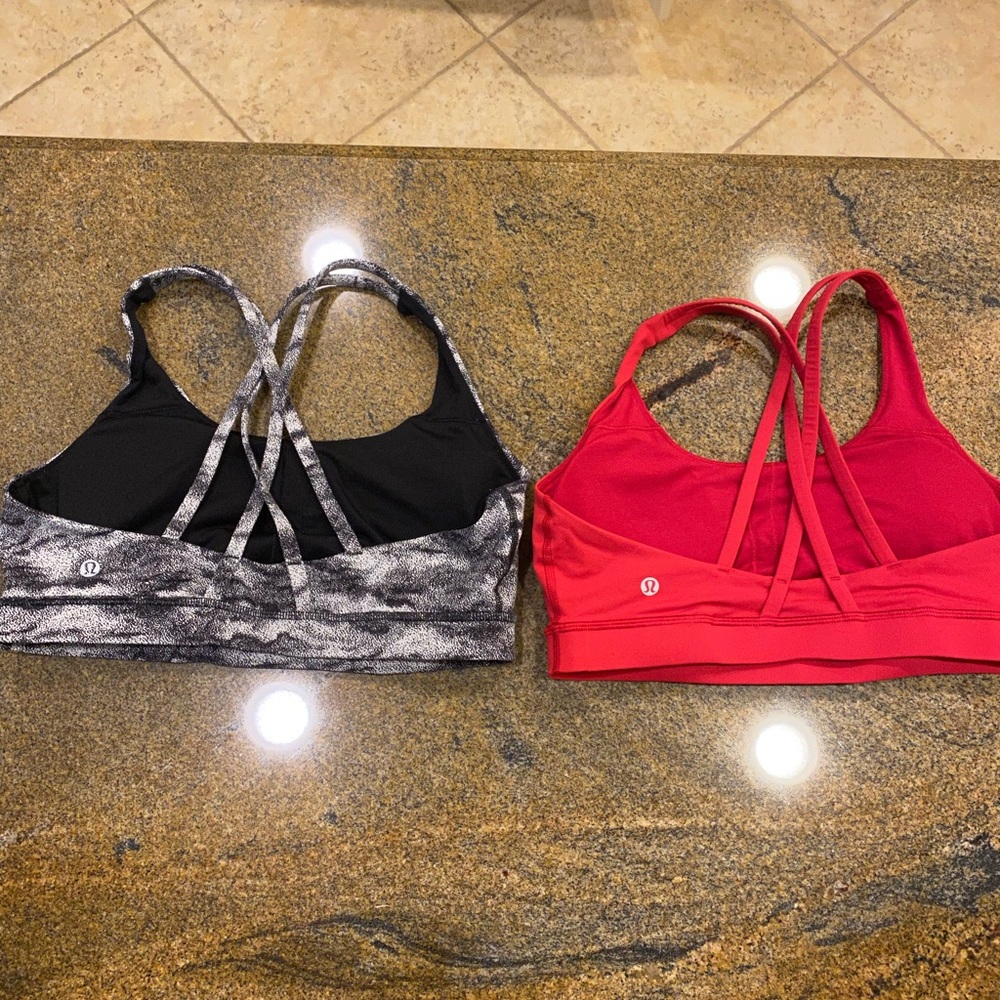 2 lululemon size ten sports bra